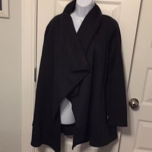 Ugg Jersey shawl style cardigan, XL, black